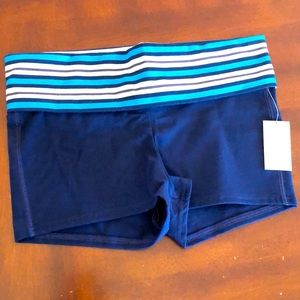 BP Blue Foldover Lounge Short - Junior’s Medium